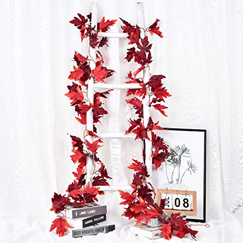 2 Pack Maple Leaves Fall Garland