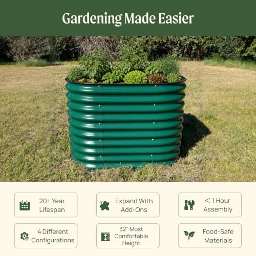 32" Extra Tall Raised Garden Bed Kits (4 Count)