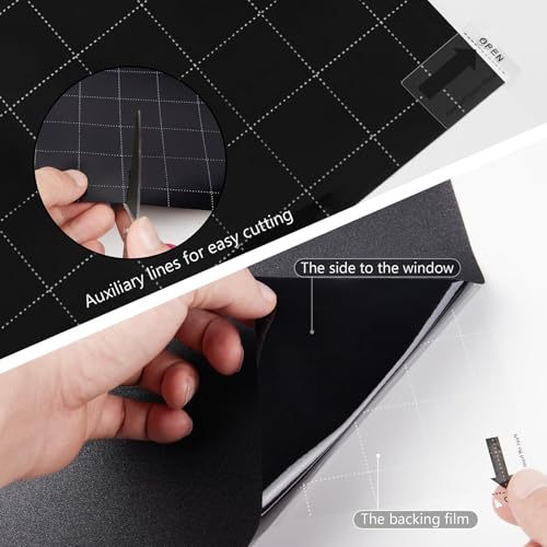 Blackout Window Privacy Film Light Blocking