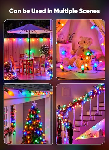 200Ft Christmas Lights Outdoor (200 Count)