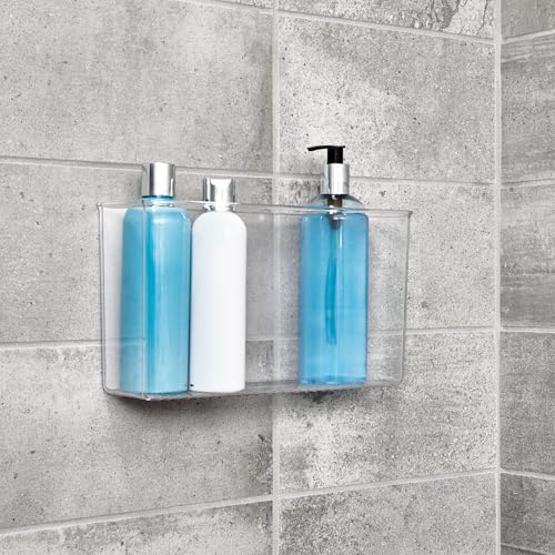 AFFIXX Plastic Wall Mount Organizer for Kitchen Bathroom