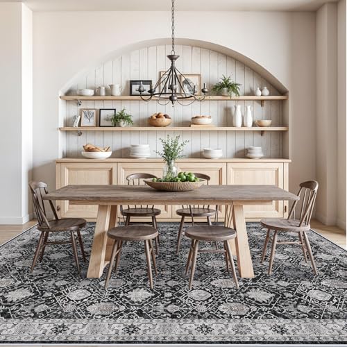 Vintage 10x14 Washable Area Rug (140 Sq Ft)