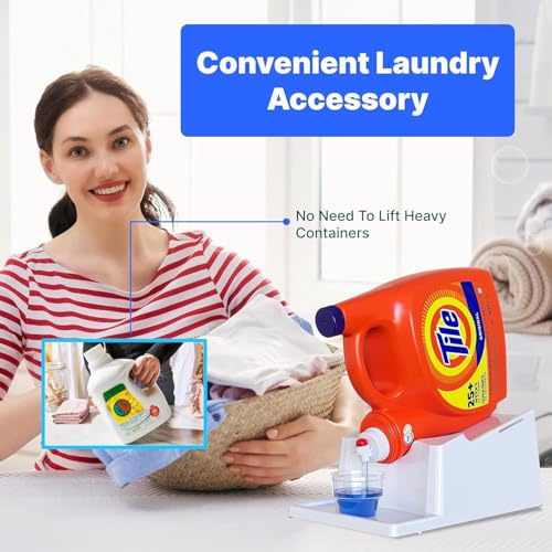 Liquid Laundry Detergent Dispenser Holder with Drip Tray