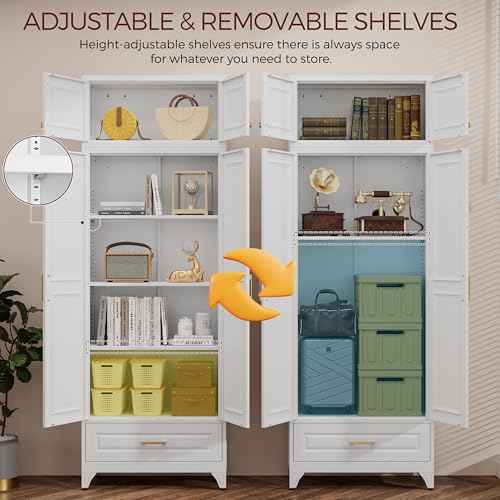 90" Kitchen Pantry Cabinet