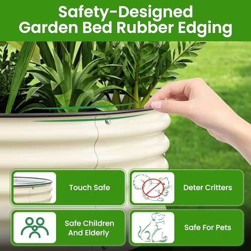 17'' Tall Round Raised Garden Bed Kit