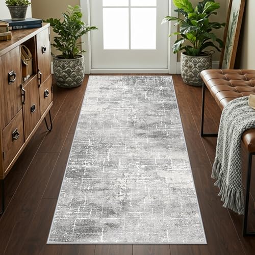 Washable Abstract 2x6 Kitchen Rug