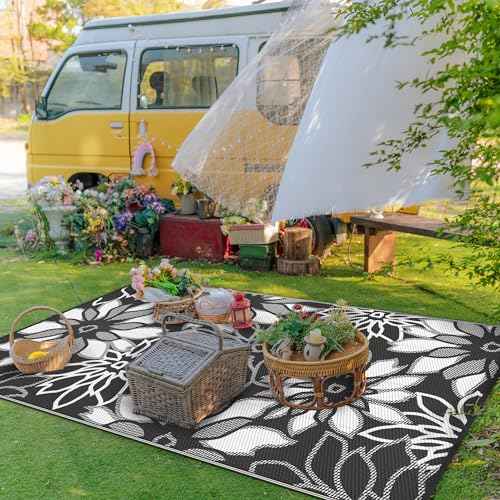 Outdoor Rug Waterproof for Patio Decor