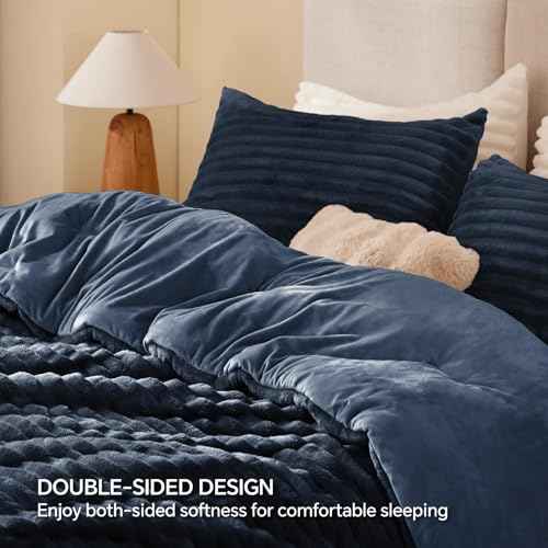 Fleece Oversized Queen Comforter Set