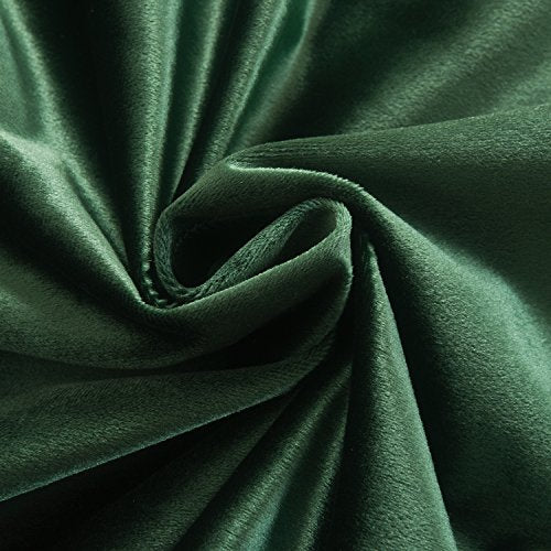 Super Soft Signature Velvet Curtains Set of 2 Dark