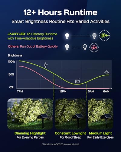 Solar Lights Outdoor Waterproof (8 Count)