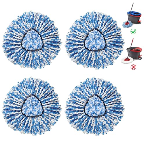 BonusLife 4 Pack Mop Head for O (11 Ounce)