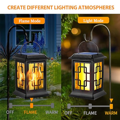 Flickering Solar Lantern Outdoor (2 Count)