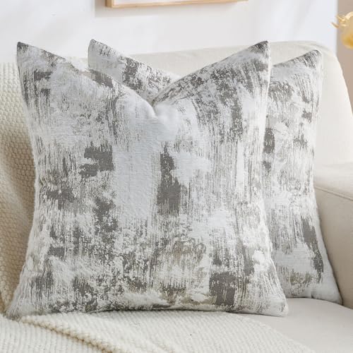 Pack of 2 Faux Cashmere Throw Pillow Covers 16x16 Inch (2 Count)