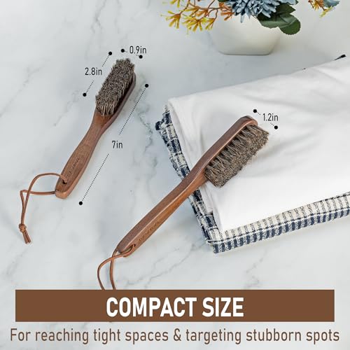 Horsehair Laundry Stain Brush Set (2 Count)