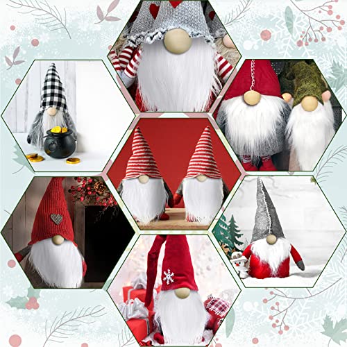 60 Pcs Gnome Craft Kit with Foam Cones