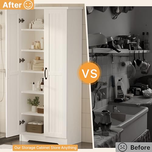 70" Tall Storage Cabinet