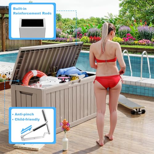 80 Gallon Deck Boxes Outdoor Waterproof