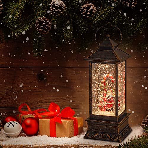 Christmas Musical Snow Globe Lantern