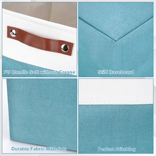Collapsible Fabric Storage Cubes 11x11 Cube Storage Bins (4 Count)
