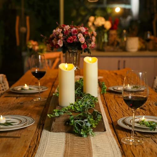 3"x8" Outdoor Waterproof Flameless Candles (2 Count)