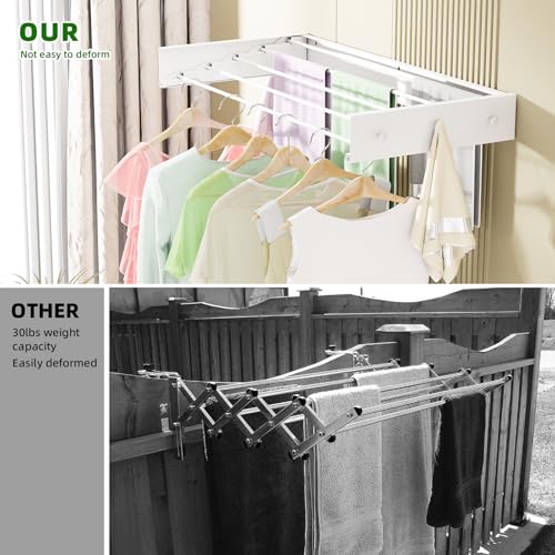 Wall Mounted Drying Rack 32''