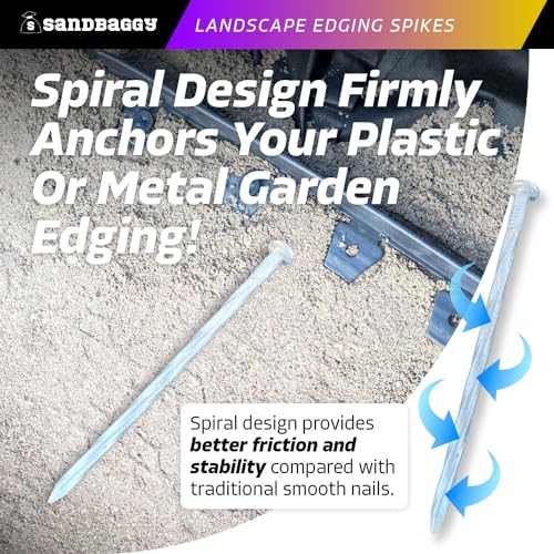 6 Inch Galvanized Landscape Edging Spikes