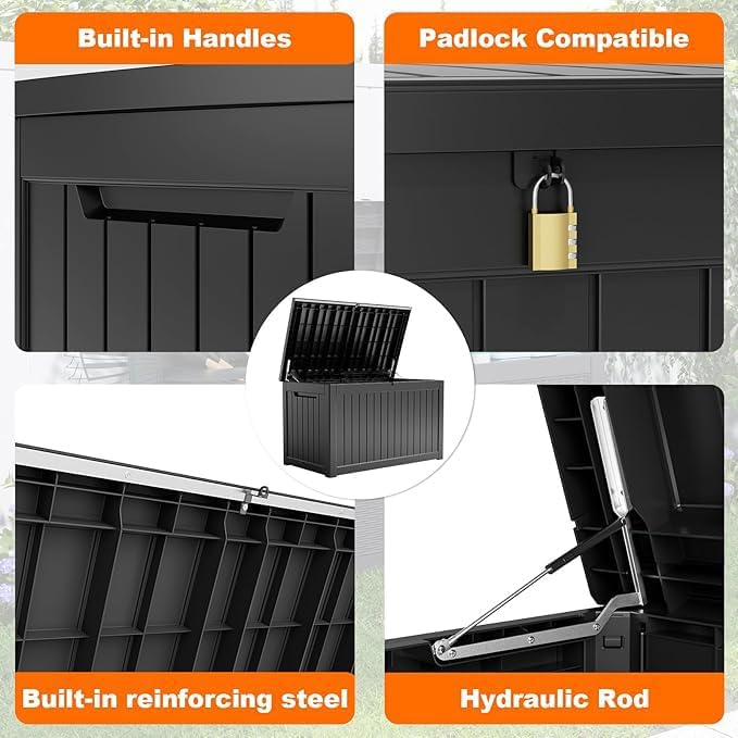 280 Gallon Outdoor Deck Box