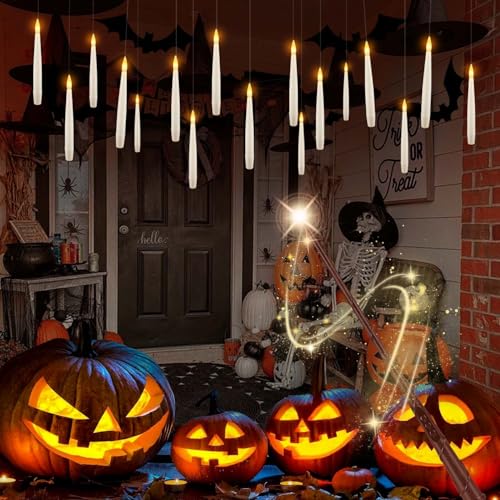 Floating Candles with Magic Wand Remote