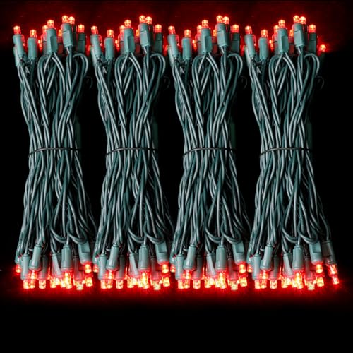 Valentine’s Day Red String Lights Indoor (200 Count)