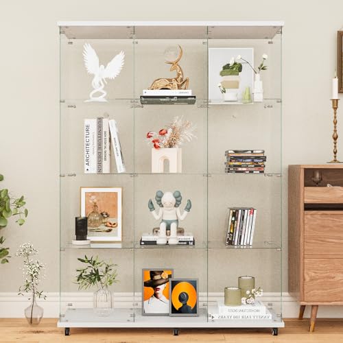 White Glass Display Cabinet