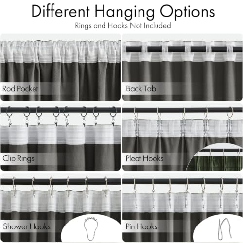 Olive Velvet Pinch Pleat Blackout Curtains W52 X L108 Inches
