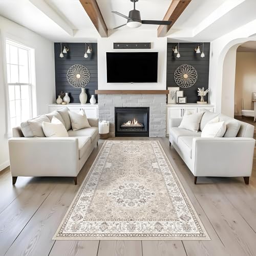 Washable 4x8 Hallway Runner Rug (32.26 Sq Ft)