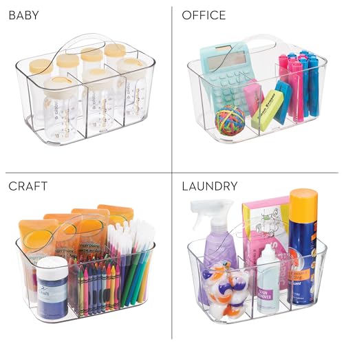 4 Section Storage Caddy with Handle (2 Count)