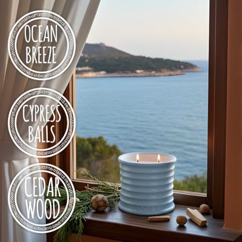 Sea Breeze and Cypress Balls Scented Candle