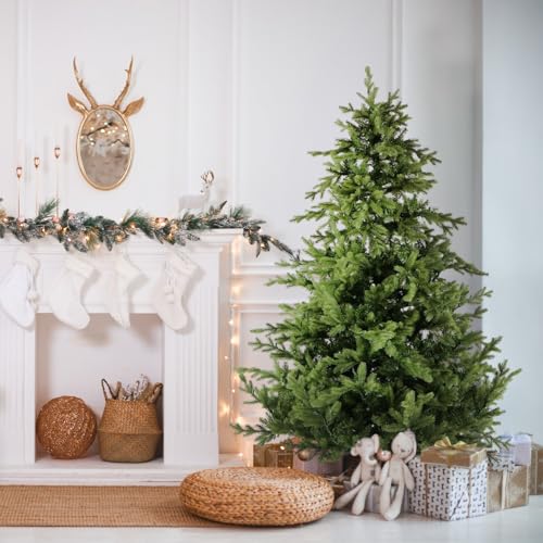 7.5 Ft. Foxtail Pine Artificial Christmas Tree with Stand and No Lights