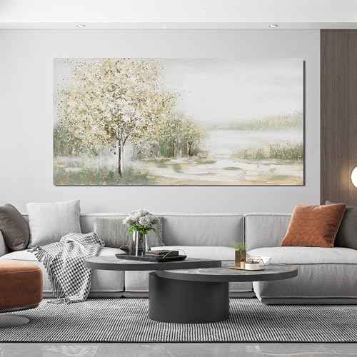 Canvas Wall Art Decor Oversized Green Wall Art for Living Room Natural Landscape Wall Art Decor Canvas Art Wall Decorations Large Wall Art Prints For Walls Home Office Wall Decor 35"X70"