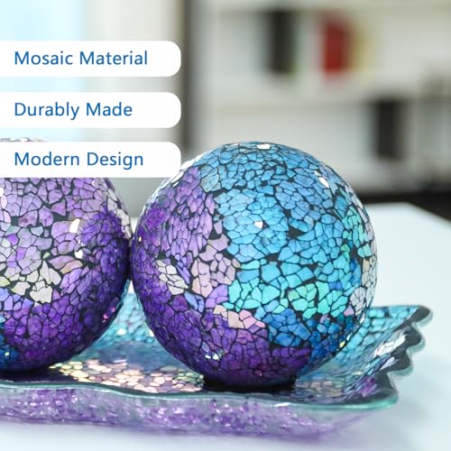Decorative Glass Bowl Balls (4 Count)