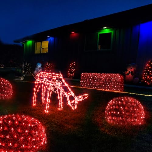Christmas Net Lights 200LED F8 Big Bulbs
