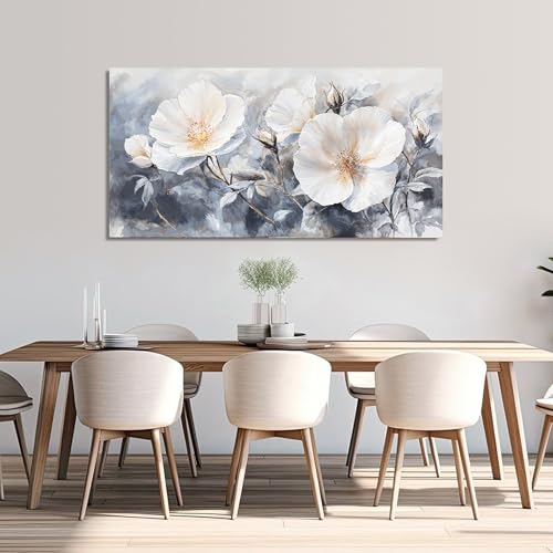 Vintage Flower Wall Art Prints Wall Art Pictures for Living Room 24" X 48"