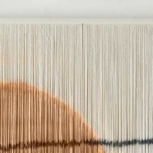 Macrame Wall Hanging Dip Dye Sunset Boho Wall Decor Fiber Art 57" W*35" L