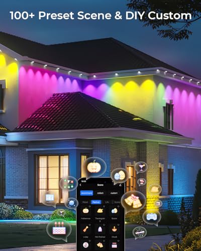 Permanent Outdoor Lights Pro 100ft (100 Foot)