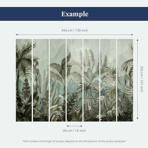 Wall Mural World Map 138x101 in (96.44 Sq Ft)