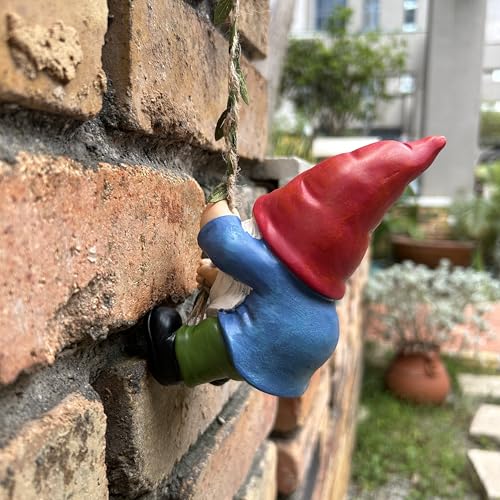 Hanging Gnome Garden Statue Decoration