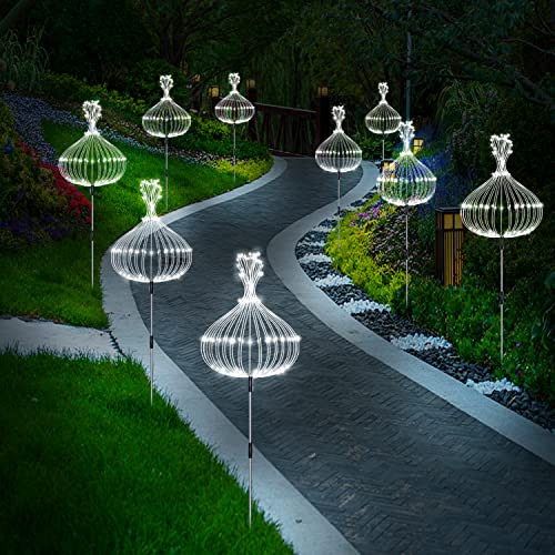 8 Pack Outdoor Solar Garden Lights (8 Count)