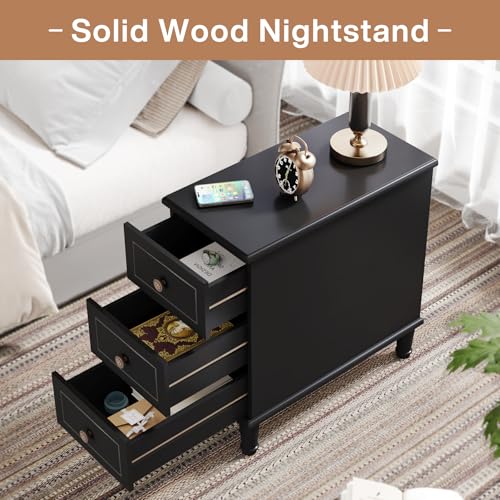 Solid Wood End Table
