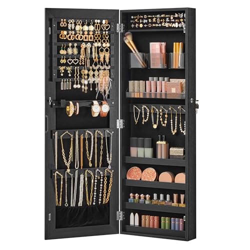 Mirror Jewelry Cabinet Armoire