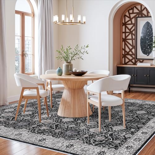 Washable 8x10 Living Room Rug (80 Sq Ft)