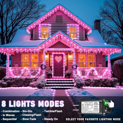 164FT 500 LED Rope Lights for Outside