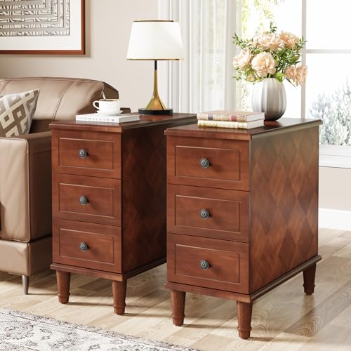 Solid Wood End Table Set of 2 (2 Count)