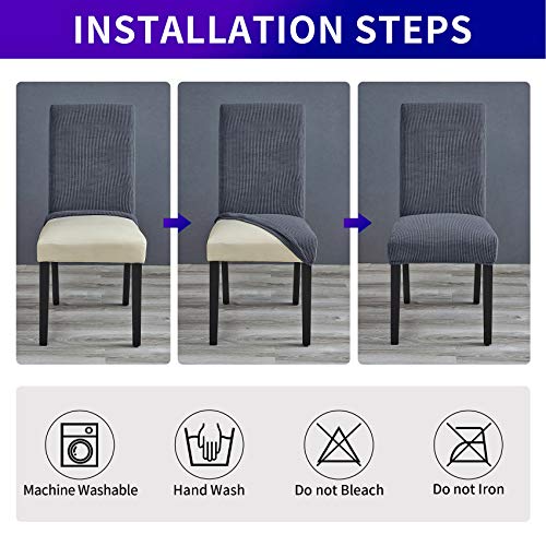Stretch Chair Covers for Dining Room Set of 8